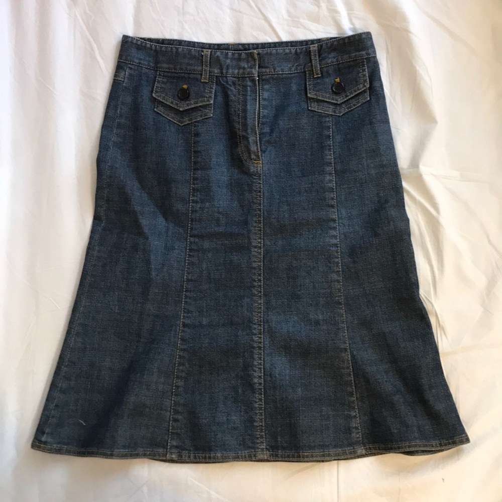 Theory jeans skirt